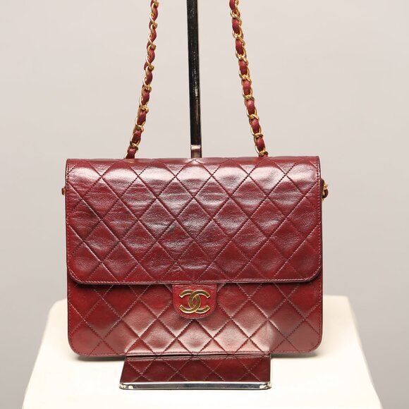 Rare CHANEL Quilted Square Flap Bag - Picture 1 of 16